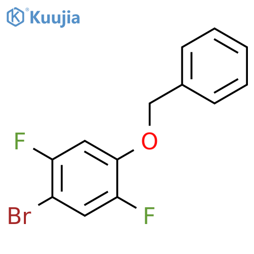 Benzene, 1-bromo-2,5-difluoro-4-(phenylmethoxy)- structure