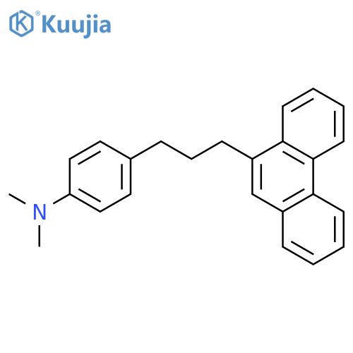 Benzenamine, N,N-dimethyl-4-[3-(9-phenanthrenyl)propyl]- structure