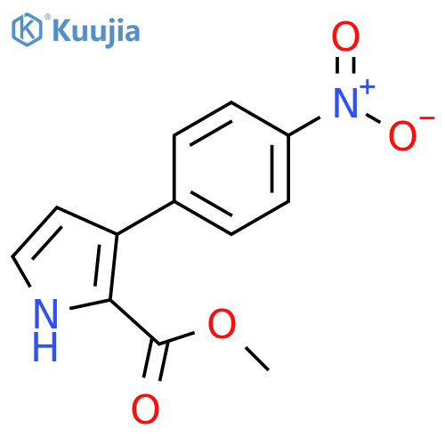 Methyl 3-(4-Nitrophenyl)-1H-pyrrole-2-carboxylate structure