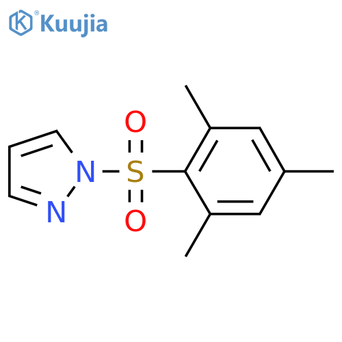 1-(2,4,6-trimethylbenzenesulfonyl)-1H-pyrazole structure