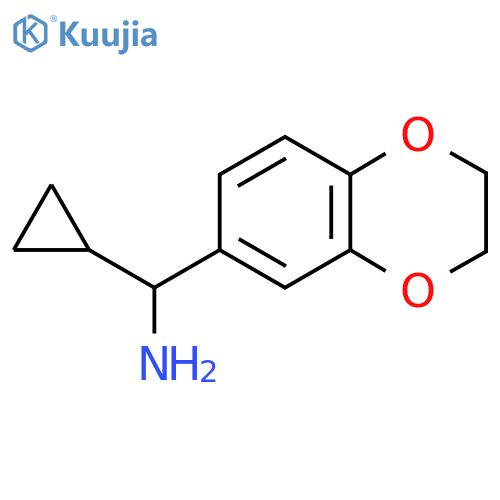 1,4-Benzodioxin-6-methanamine,a-cyclopropyl-2,3-dihydro- structure