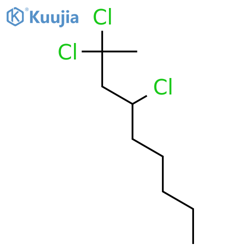 Nonane, 2,2,4-trichloro- structure