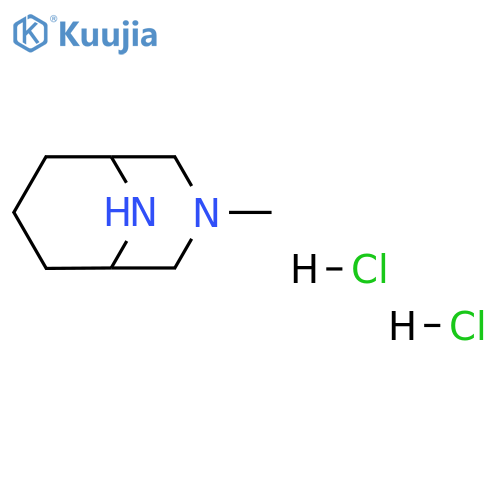 3-methyl-3,9-diazabicyclo[3.3.1]nonane;dihydrochloride structure