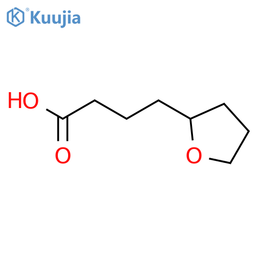4-(oxolan-2-yl)butanoic acid structure
