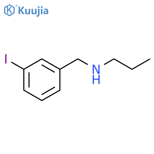 N-(3-iodobenzyl)propan-1-amine structure