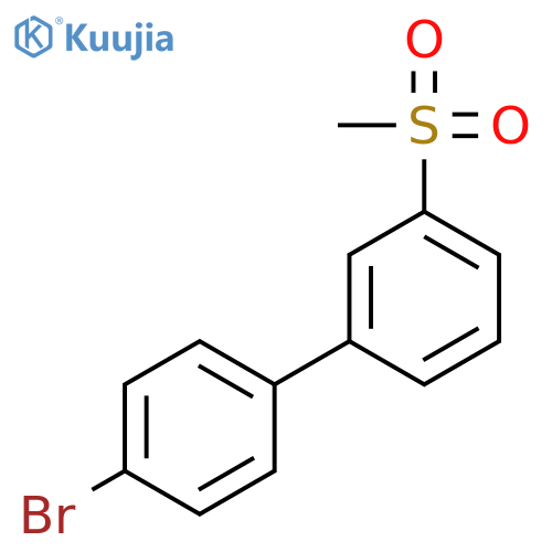 4'-Bromo-3-(methylsulfonyl)-1,1'-biphenyl structure