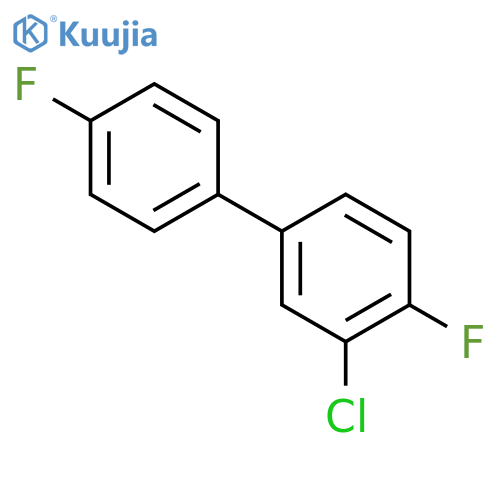 1,1'-Biphenyl, 3-chloro-4,4'-difluoro- structure