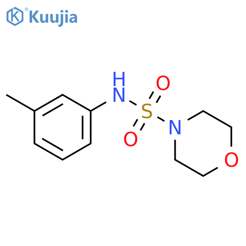 4-MORPHOLINESULFONAMIDE, N-(3-METHYLPHENYL)- structure