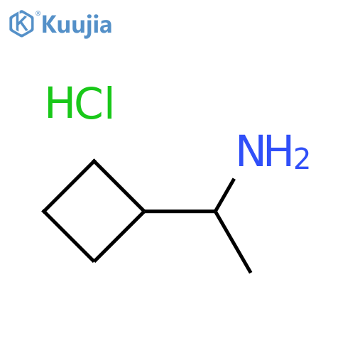 1-cyclobutylethan-1-amine hydrochloride structure