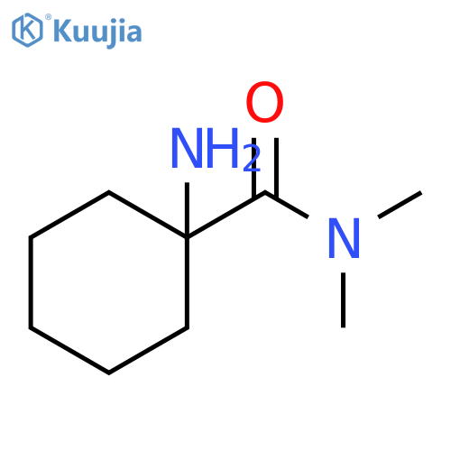 1-amino-N,N-dimethylcyclohexane-1-carboxamide structure