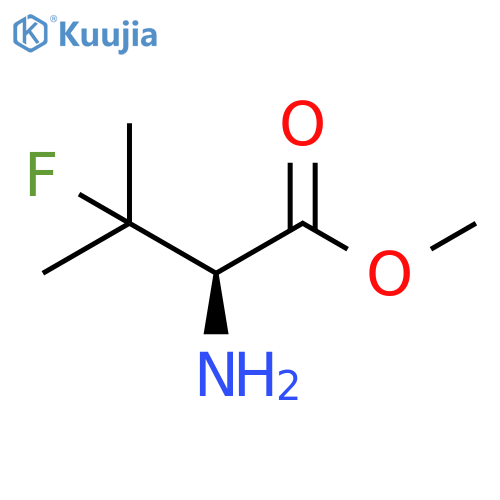 methyl 2-amino-3-fluoro-3-methylbutanoate structure