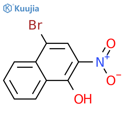 4-Bromo-2-nitronaphthalen-1-ol structure