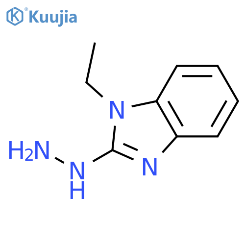 1-Ethyl-2-hydrazinyl-1H-benzo[d]imidazole structure