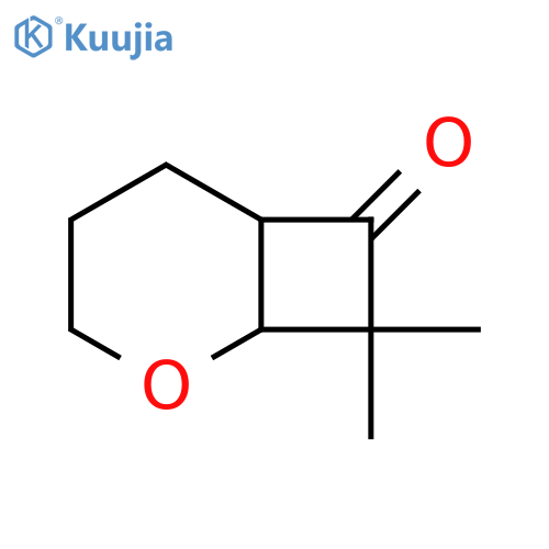 8,8-dimethyl-2-oxabicyclo[4.2.0]octan-7-one structure
