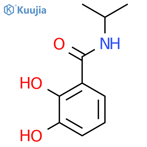 2,3-dihydroxy-N-(propan-2-yl)benzamide structure