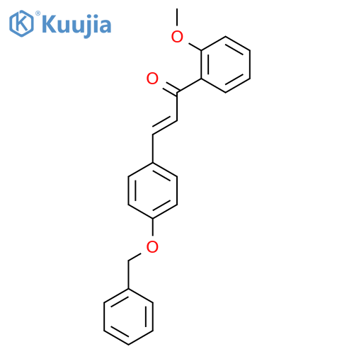 (2E)-3-[4-(Benzyloxy)phenyl]-1-(2-methoxyphenyl)prop-2-en-1-one structure