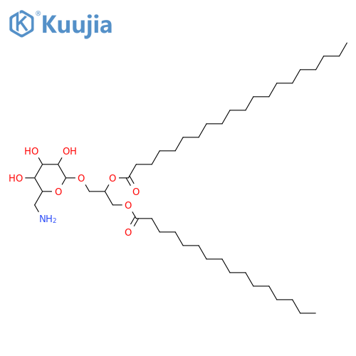 Glycerol 1,2-dialkanoates; Glycerol 1-hexadecanoate 2-eicosanoate, 3-O-(6-Amino-6-deoxy-β-D-glucopyranoside) structure
