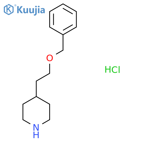 4-2-(Benzyloxy)ethylpiperidine Hydrochloride structure