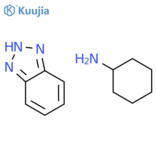 cyclohexanamine - 2H-benzotriazole (1:1) structure