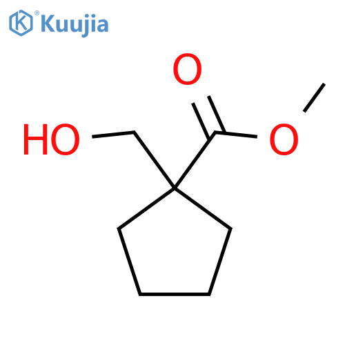 methyl 1-(hydroxymethyl)cyclopentane-1-carboxylate structure