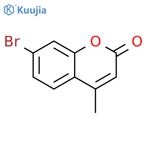 7-bromo-4-methyl-2H-chromen-2-one structure