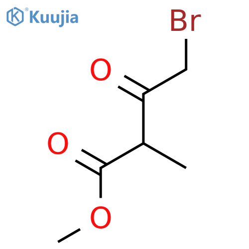 Butanoic acid, 4-bromo-2-methyl-3-oxo-, methyl ester structure