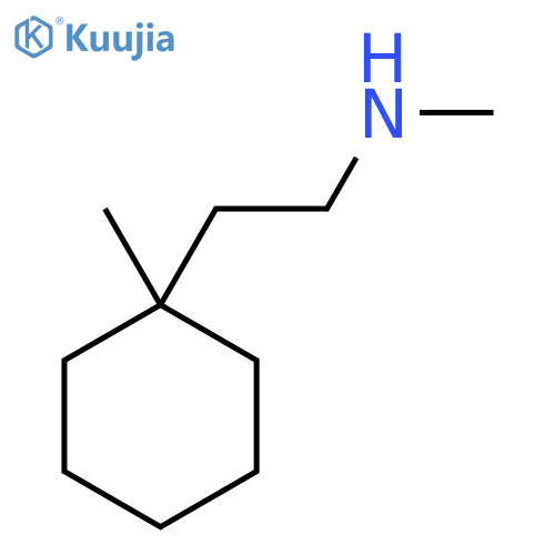 methyl2-(1-methylcyclohexyl)ethylamine structure
