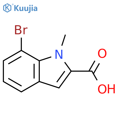 7-bromo-1-methyl-1H-indole-2-carboxylic acid structure