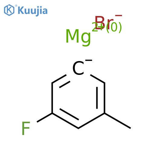 3-Fluoro-5-methylphenylmagnesium bromide structure