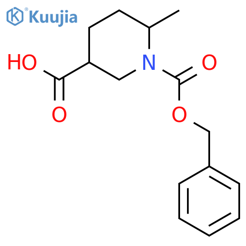1-Cbz-6-Methylpiperidine-3-Carboxylic Acid structure