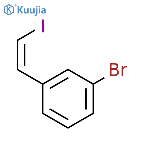 1-Bromo-3-(2-iodoethenyl)benzene structure