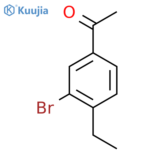 1-(3-bromo-4-ethylphenyl)ethan-1-one structure