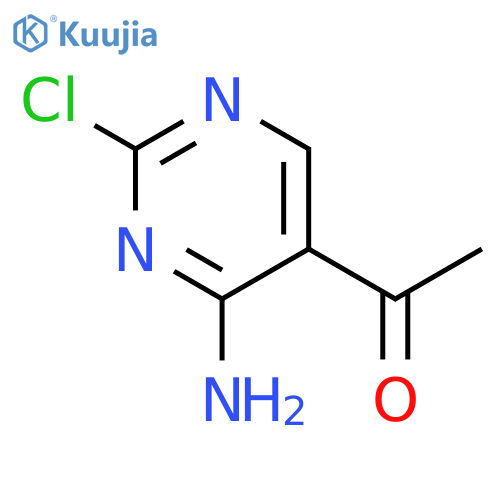Ethanone, 1-(4-amino-2-chloro-5-pyrimidinyl)- structure