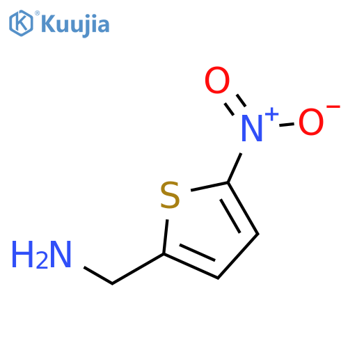 (5-nitrothiophen-2-yl)methanamine structure