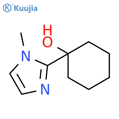 1-(1-Methyl-1H-imidazol-2-yl)cyclohexan-1-ol structure