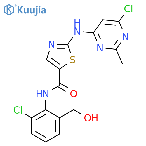 Des-6-4-(2-hydroxyethyl)-1-piperazinyl-6-chloro Dasatinib structure