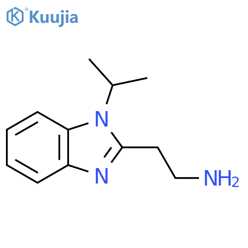 2-1-(propan-2-yl)-1H-1,3-benzodiazol-2-ylethan-1-amine structure