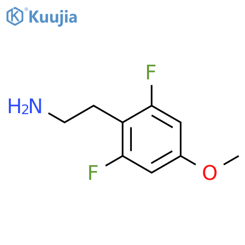 2-(2,6-difluoro-4-methoxyphenyl)ethan-1-amine structure