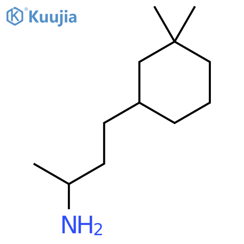 4-(3,3-dimethylcyclohexyl)butan-2-amine structure