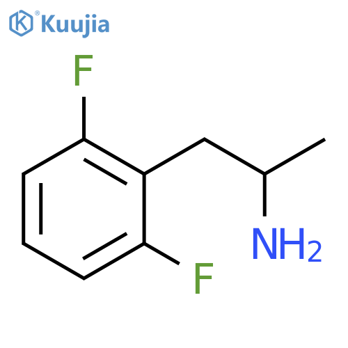 Benzeneethanamine, 2,6-difluoro-α-methyl- structure