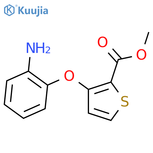 Methyl 3-(2-Aminophenoxy)-2-thiophenecarboxylate structure