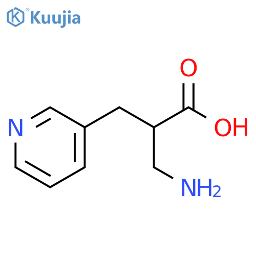 3-amino-2-[(pyridin-3-yl)methyl]propanoic acid structure