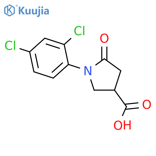 1-(2,4-DICHLOROPHENYL)-5-OXOPYRROLIDINE-3-CARBOXYLIC ACID structure