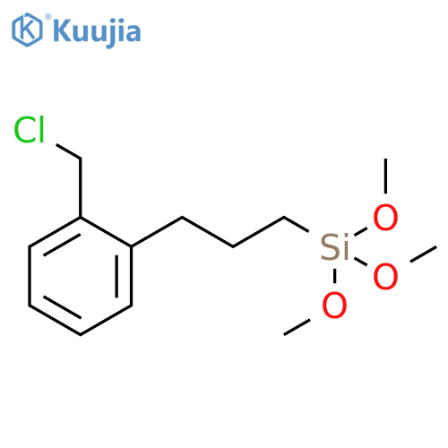 Silane, [3-[2-(chloromethyl)phenyl]propyl]trimethoxy- structure