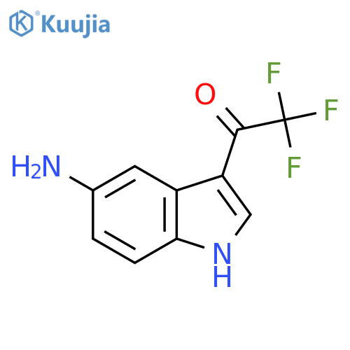 1-(5-Amino-1H-indol-3-yl)-2,2,2-trifluoroethan-1-one structure