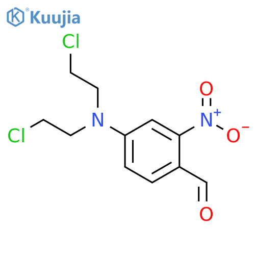 Benzaldehyde,4-[bis(2-chloroethyl)amino]-2-nitro- structure