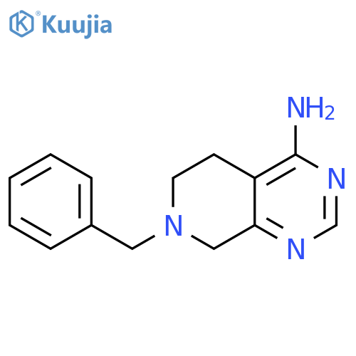 7-Benzyl-5,6,7,8-tetrahydropyrido[3,4-d]pyrimidin-4-amine structure