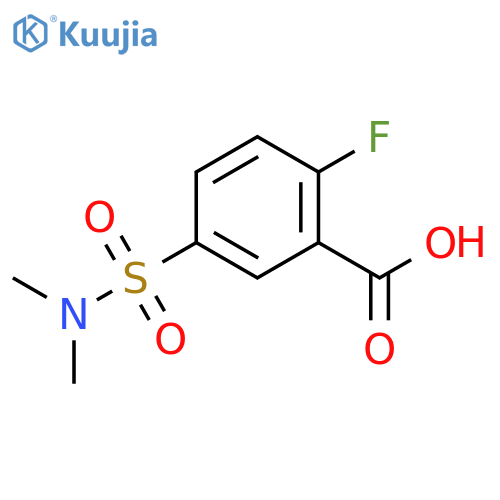 5-(n,n-Dimethylsulfamoyl)-2-fluorobenzoic Acid structure