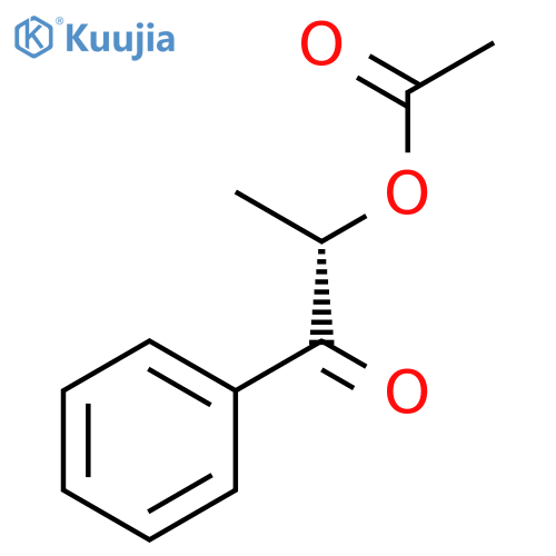 1-Propanone, 2-(acetyloxy)-1-phenyl-, (2S)- structure