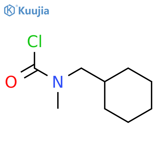 Carbamic chloride, (cyclohexylmethyl)methyl- structure